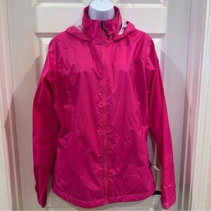 Cabela's 4 Most Repel Pink Zip Hooded Windbreaker Jacket Large
